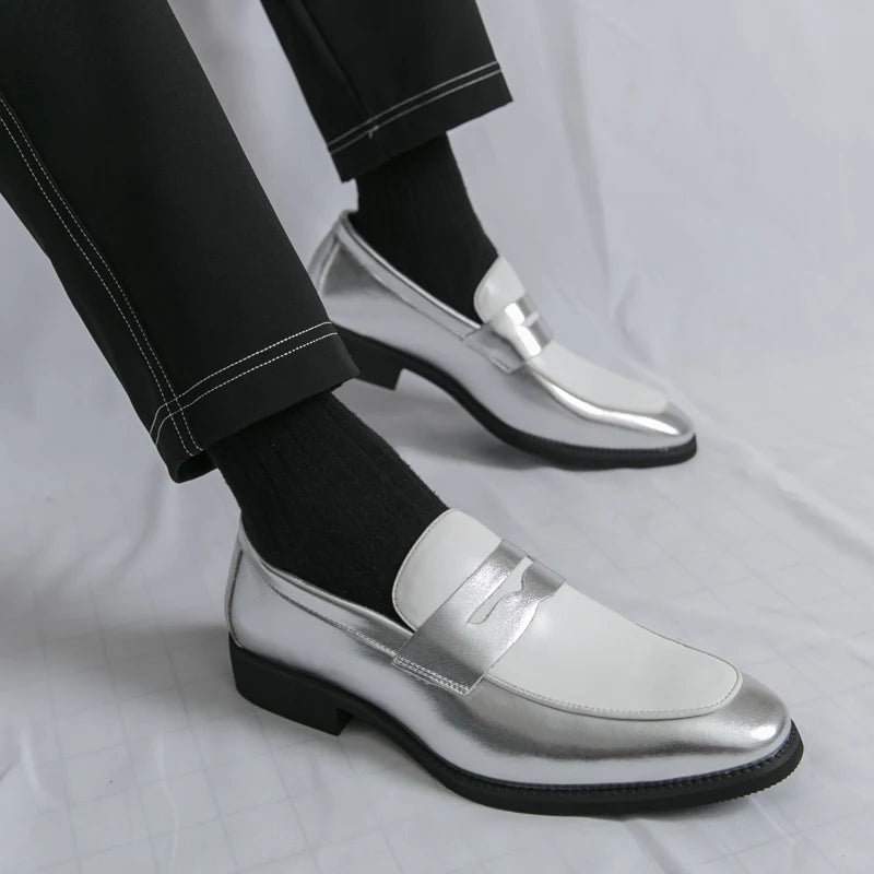 Men Shoes for Wedding Moccasins 2025 New Loafers for Men Breathable Man Slip on Flats Leisure Walk Driving Shoes Walking Shoes