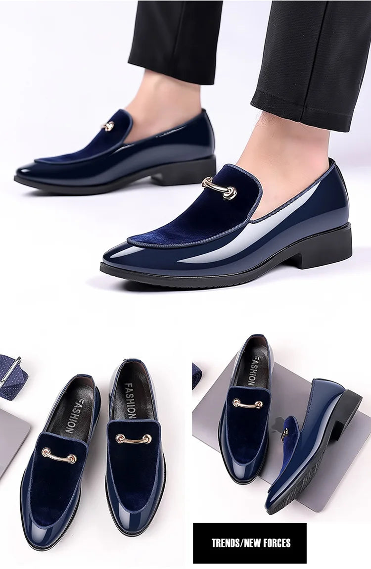 Men's Dress Shoes Luxury Mens Formal Leather Shoes Luxury Business Casual Shoes for Men Loafers Large Size 48 Zapatos De Hombre