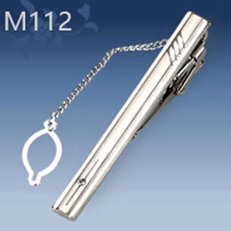 New Tie Clip Fashion Style 1PC Necktie Men Metal Simple Bar Clasp Practical Bowtie Clasp Tie Pin For Mens Gift Accessories
