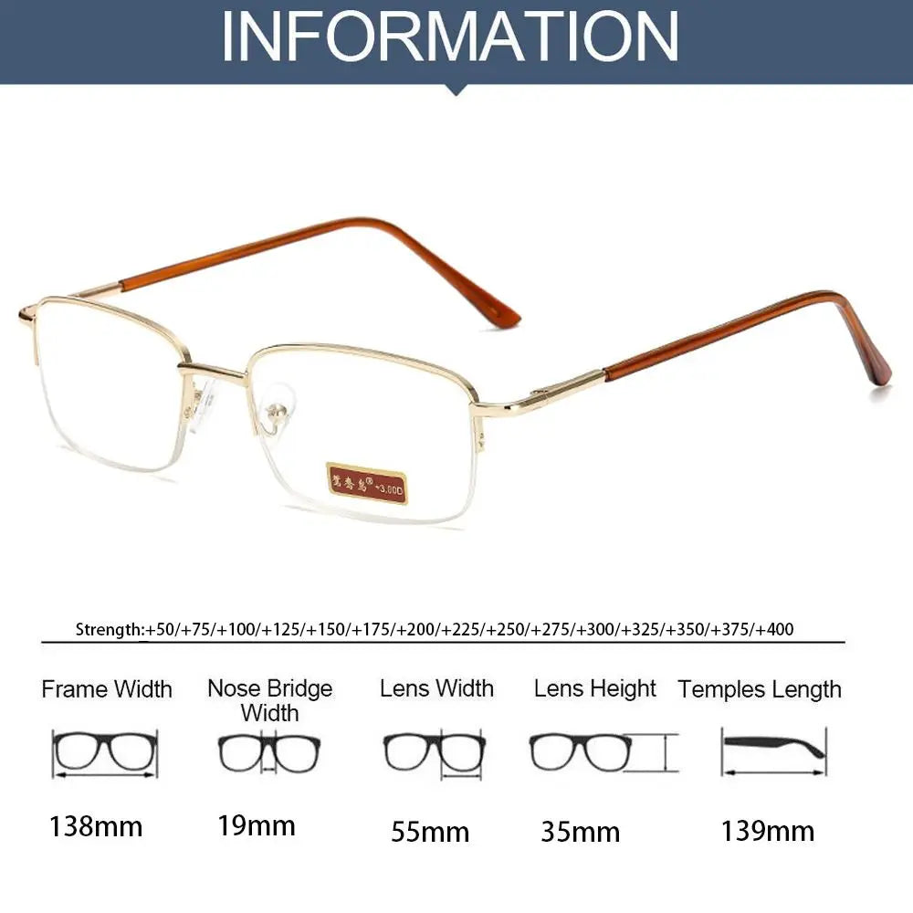 Men Square Reading Glasses Urltra-Light Eye Protection Presbyopic Eyewear Women Elegant Comfortable Eyeglasses +0.5~+4.0
