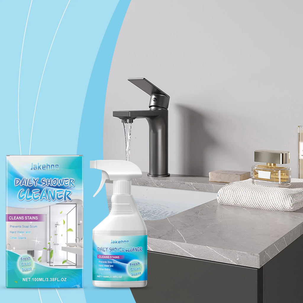 Bathrooms Cleaning Agent Strongly Removing Stubborn Stains Limescale Restore Shines No Residual Refresh Air Daily Shower Cleaner