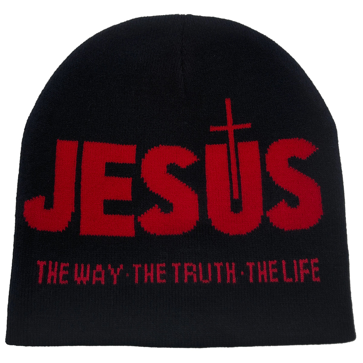 Y2k Women Jacquard Alphabet JESUS Knit Beanies Hat Men Letter Winter Fashion Kpop Goth Warm Hip Hop Thermal Unisex Pullover Hat