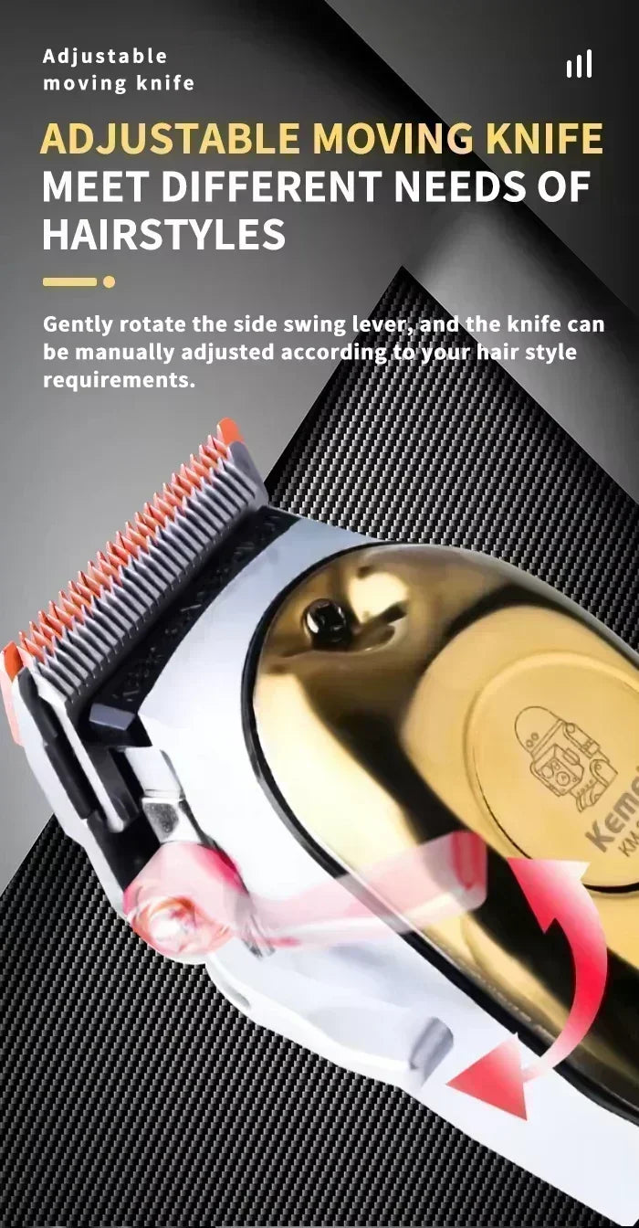 Kemei Hair Clippers Beard Clipper Rechargeable Men's Shaver Electric Hair Trimmer Kit Men KM-2628 KM-678 KM-2024 Hair Clipper