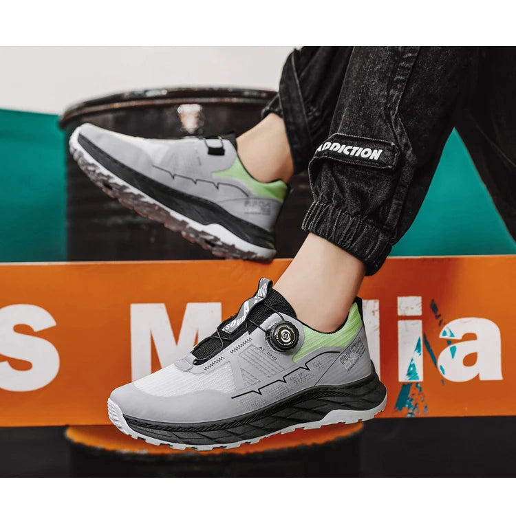 2026 new men's shoes work sports shoes fashionable casual shoes comfortable multi-functional low top shoes outdoor hiking shoes