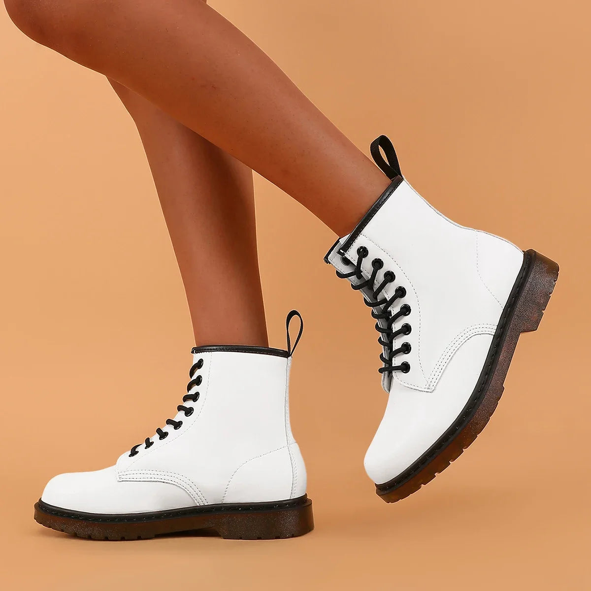 Handsome Fashion Platform Shoes for Women Waterproof Women's Boots Non-slip Wear-resistant Soft Bottom Ladies Casual Shoes