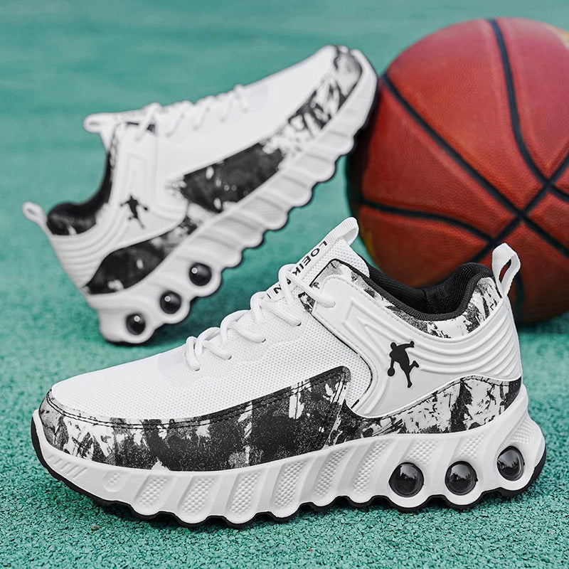Men's Low-Top Basketball Shoes Spring/Summer New Arrival Durable Comfortable Large Size Outdoor Sports Sneakers