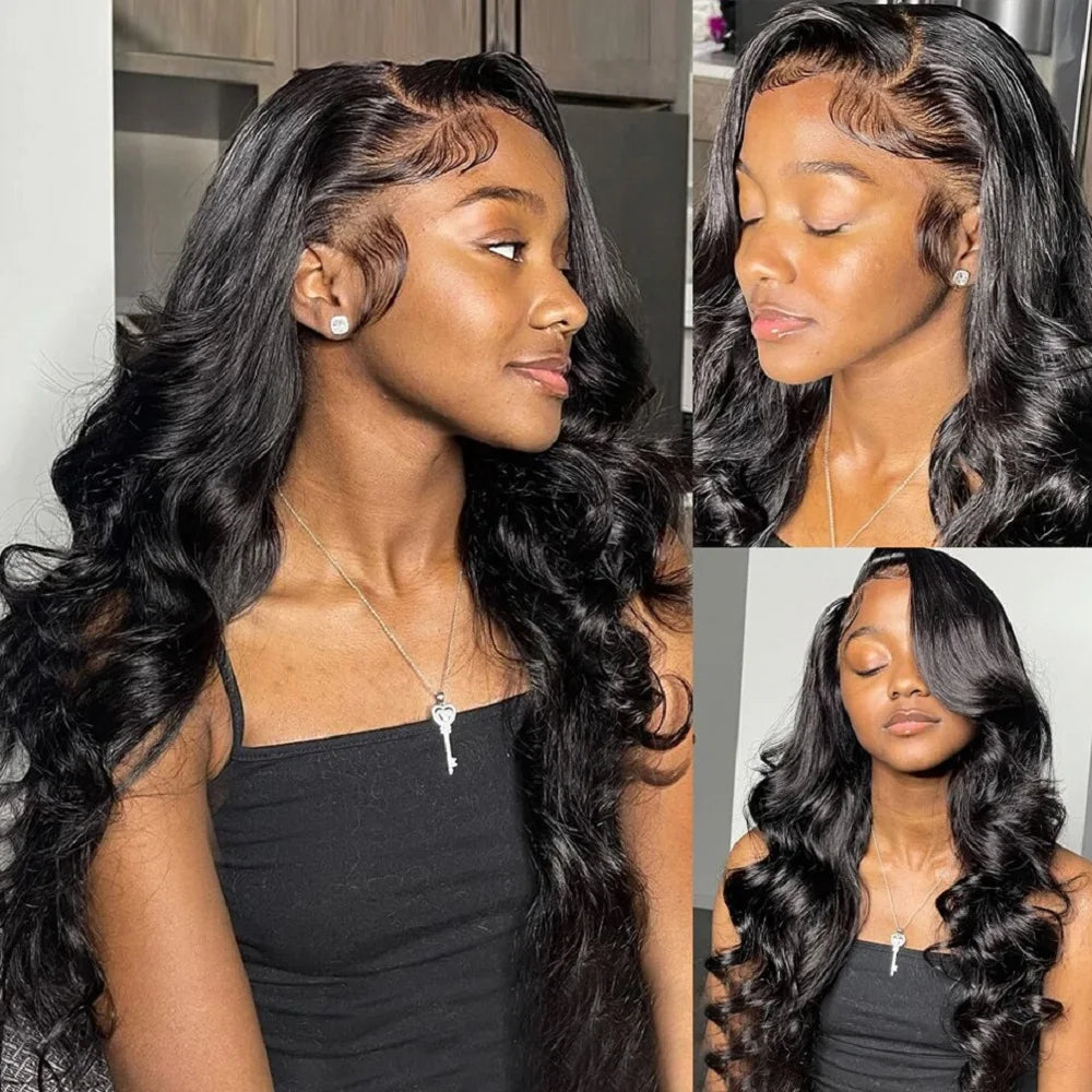 Body Wave Human Hair Wigs Hd Lace Wig Human Hair 13X4 Lace Front Wig Human Hair Pre Plucked Bleached Knots 100% Human Hair Wigs