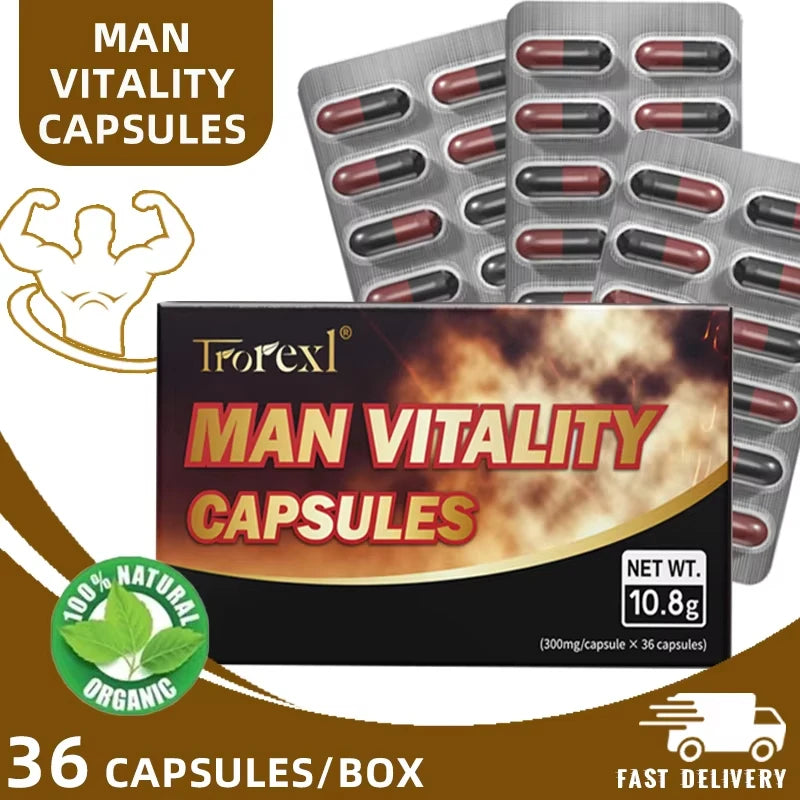 Powerful High Purity Epimedium Supplements Natural Enhance Energy & Endurance, Muscle Growth Pill