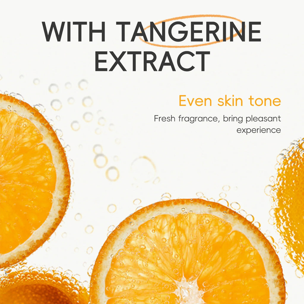 Facial Brightening Vitamin C Skincare 5pcs Set Essence Cream Serum Cleanser Toner Eye Moisturizer Care