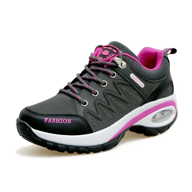 Women Sneakers Elevated Thick Sole Casual Shoes Outdoor Anti Slip Mountaineering Lightweight Luxury Fashion Vulcanized Shoes