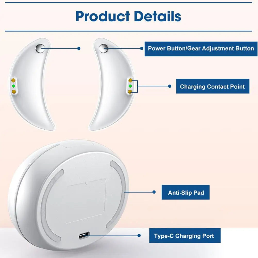 Red Light Eye Massager Remove Eye Bags Dark Circles Portable 3 Levels Microcurrent Eye Beauty Machine Removal Eye Lines