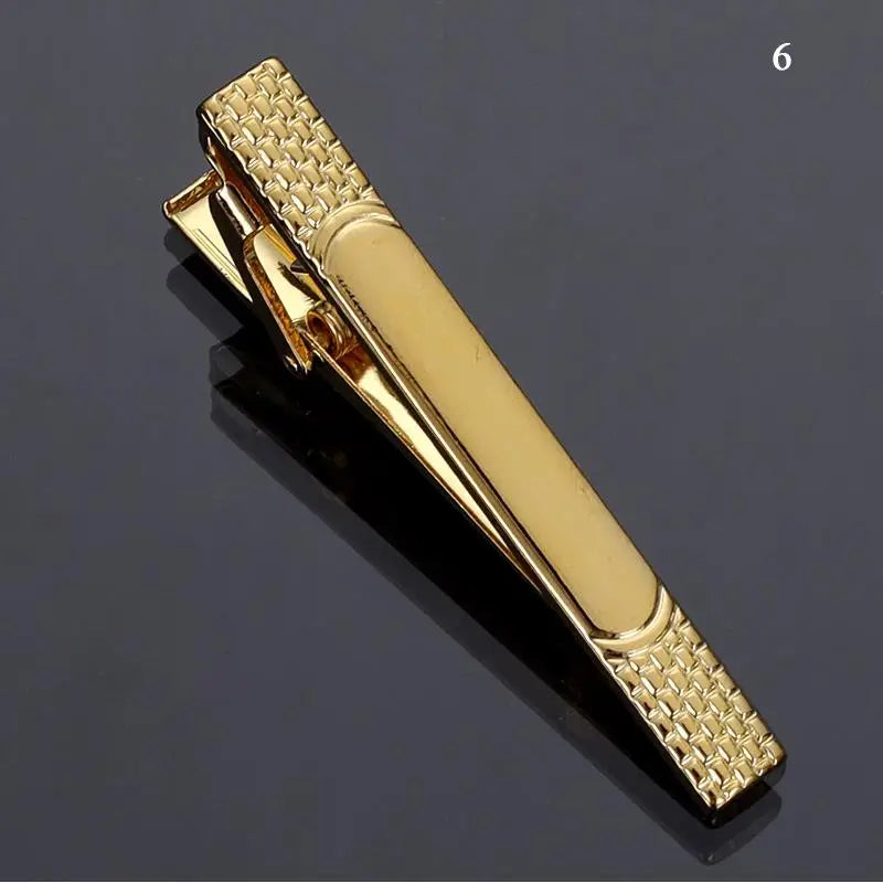 New Classic Men Tie Clip Simple Fashion Metal Necktie Daily Business Wedding Ceremony Tie Clip Pin Men Jewelry Accessories Gift