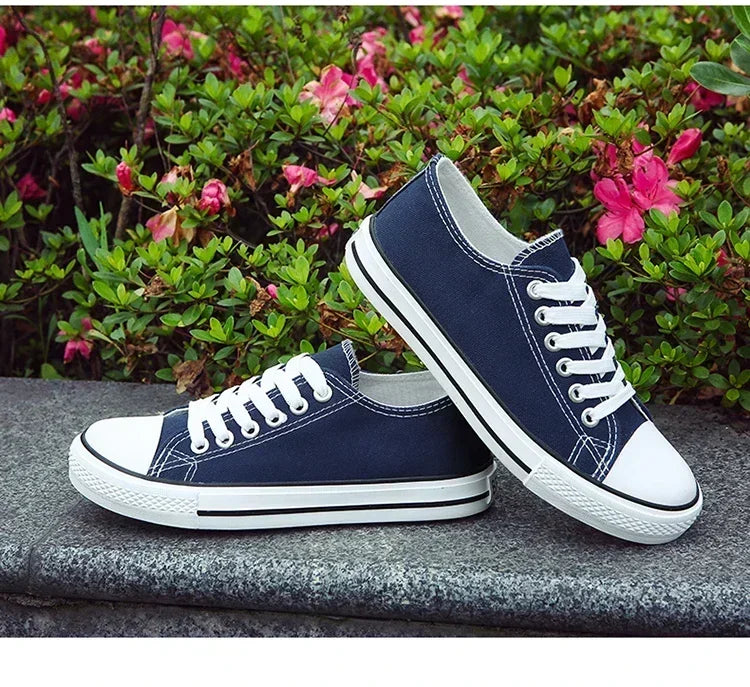 2025 Men Canvas Shoes Lace-up Athletic Leisure Sneaker Fashion Breathable High Top Canvas Vulcanized Shoes Zapatos De Hombre