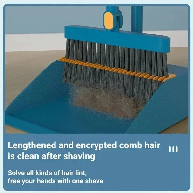 High End Indoor Long Handle Garbage Cleaning Set For Cleaning Floors Dust Garbage Non Stick Hair Indoor Cleaning Products