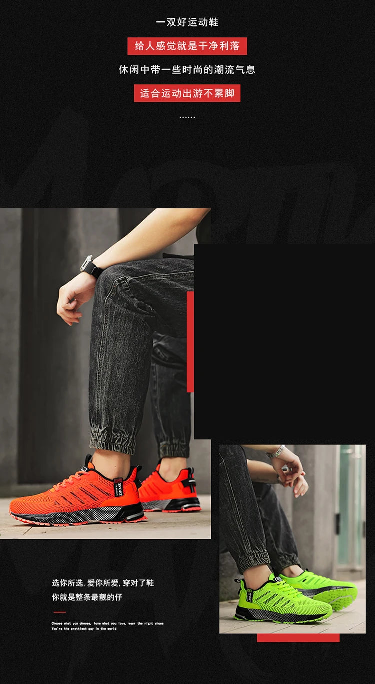 Men's Shoes men Sneakers Mens Shoes Male casual tenis Luxury shoes Trainer Race Breathable Shoes fashion loafers running Shoes