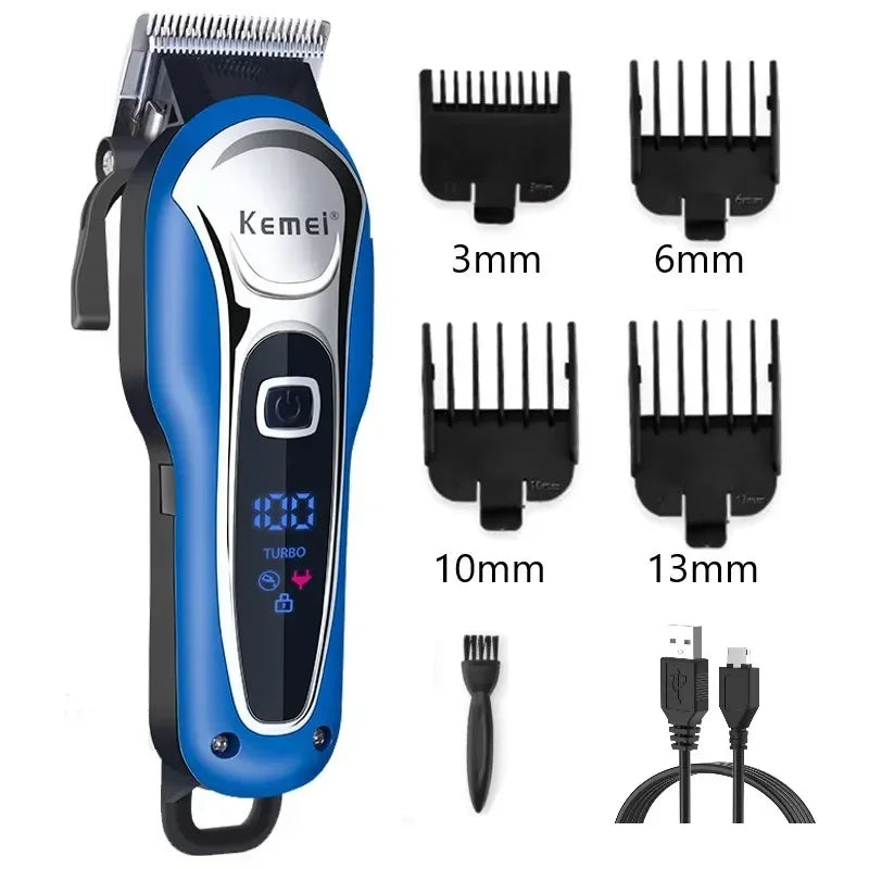 Kemei Hair Clipper KM-1995 Professional Hair Clipper Men's Electric Beard Knife Hair Clipper Hair Clipper Cordless Wired Trimmer