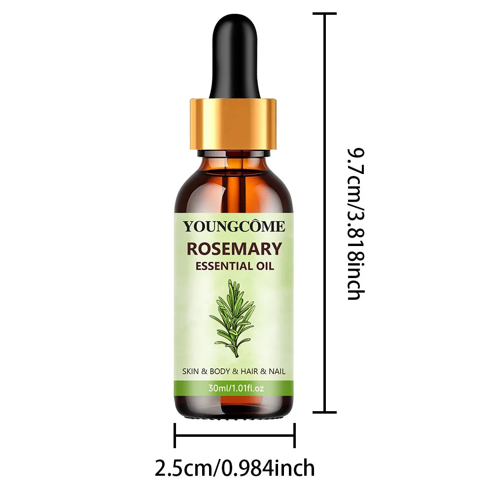 Natural Rosemary Essential Oil Repairs DamagedHair Improves Hair Quality Moisturizes Hair Care Oil Suitable Fo Hair Body Massage