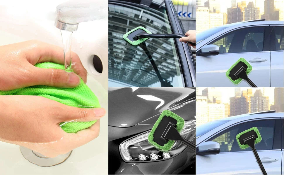 Windshield Cleaning Tool Windshield Cleaning Wand Auto Window Cleaner Dirty Car Washing Brushes
