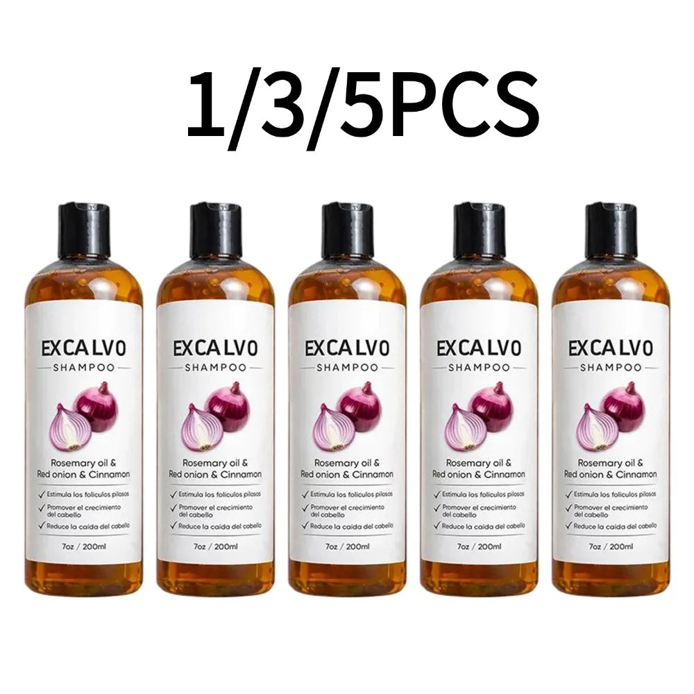 Rosemary Red Onion Hair Shampoo 200ml Strengthens Hair Roots Reduces Hair Loss Deep Cleansing Nourishing Hair Care Products NEW