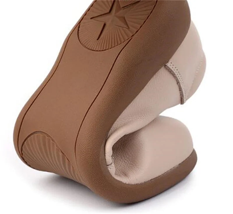 2025 Women Shoes Genuine Leather Spring New Dress Shoes Women Large Size Low Heels Office Lady Shoes