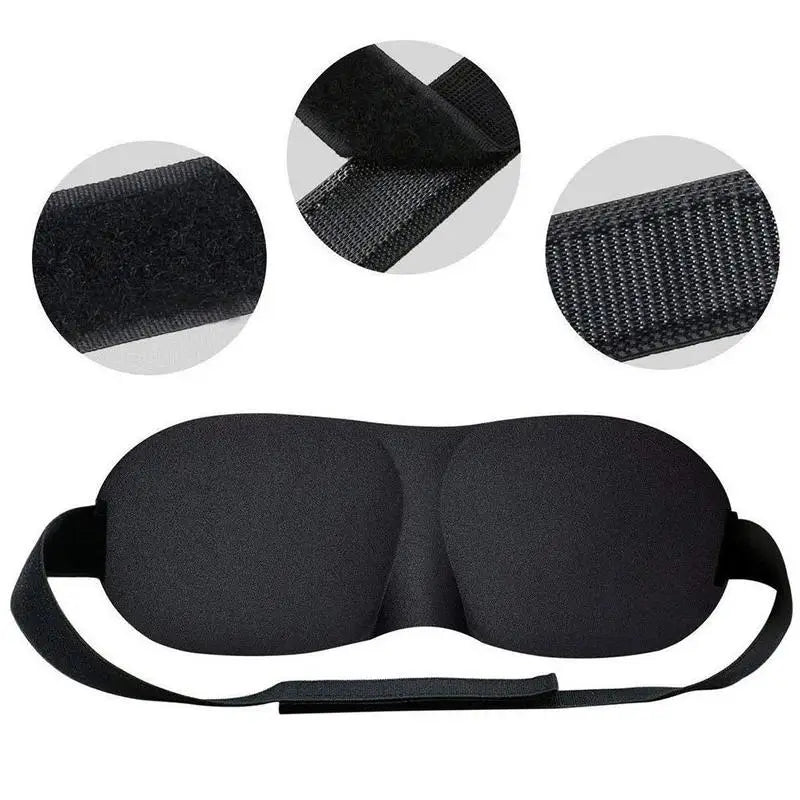 Eye Mask for Sleeping 3D Contoured Cup Blindfold Concave Molded Night Sleep Mask Block Out Light with Women Men