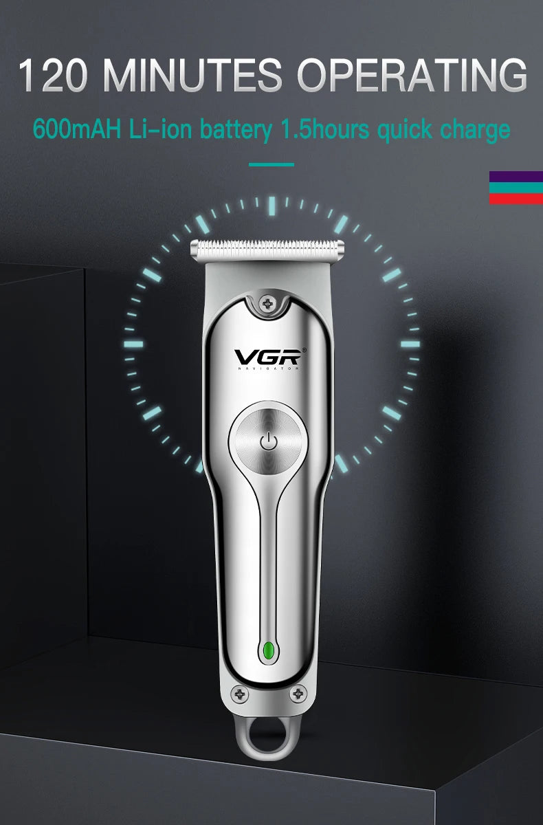 VGR  071 T-blade cutting machine barber rechargeable professional hair clipper trimmer for men cordless