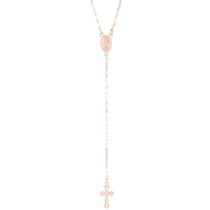 Religious Crosses Necklace Gothic Styles Clavicle Chains Vintage Crucifix Pendant Neckchains Handmade Party GIfts for Women Girl
