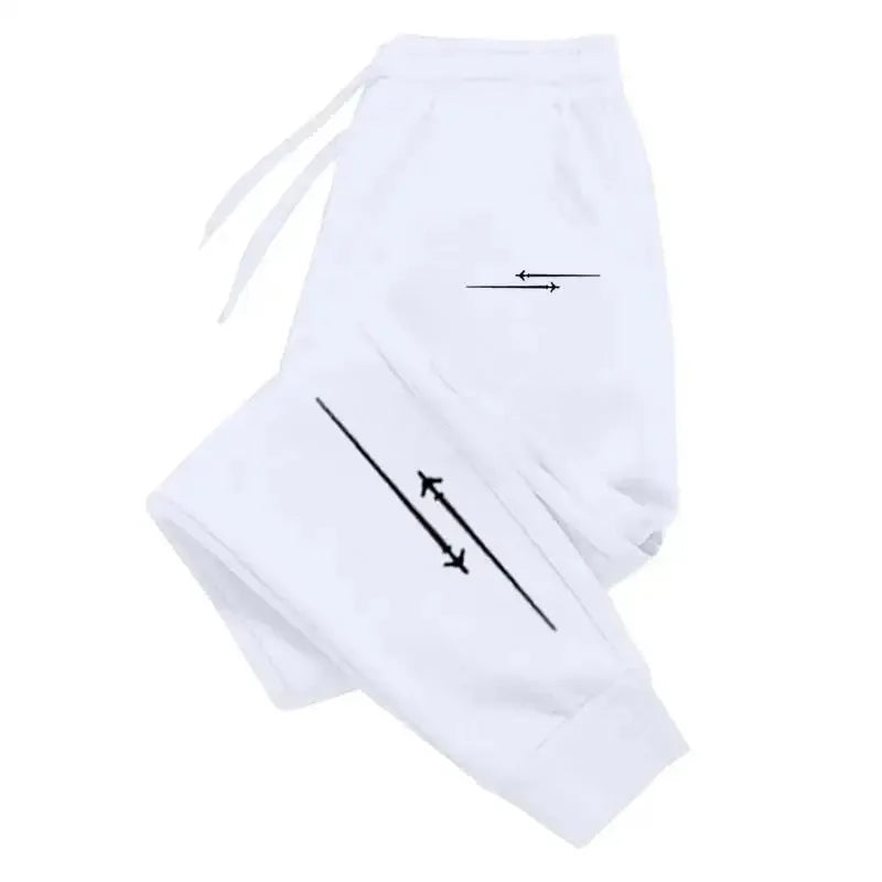 Men's sport pants - Printed casual pants - Gym sports pants - Outdoor sports pants - Daily office pants