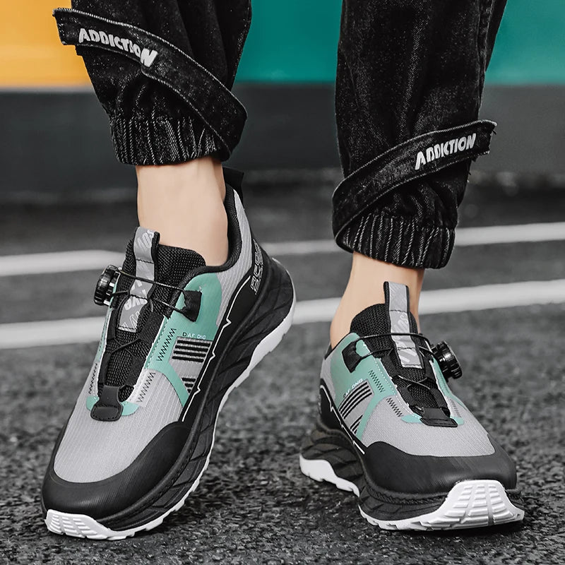 2026 new men's shoes work sports shoes fashionable casual shoes comfortable multi-functional low top shoes outdoor hiking shoes