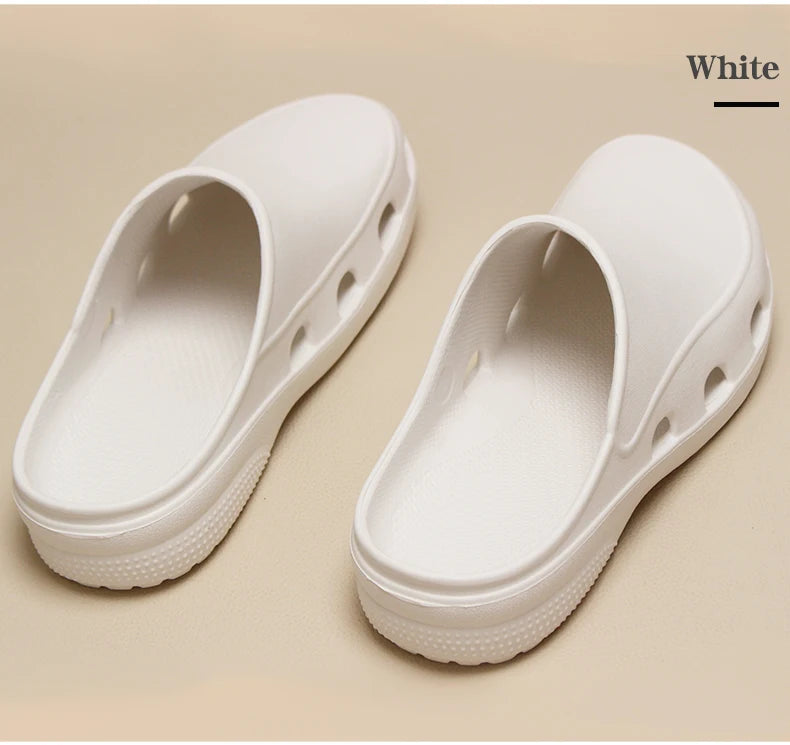 Professional Scrubs Clogs Ultra Light Nurse Work Shoes Anti Slip Pediatric Slippers Breathable Dentist Nursing Shoes 5X03-04