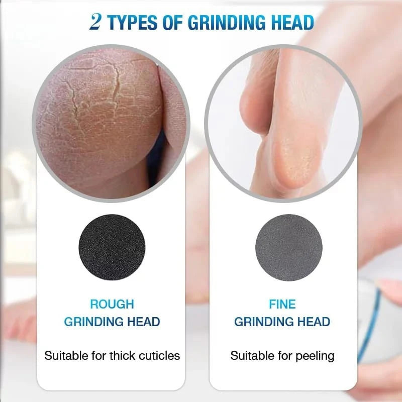 Electric Foot Grinder Foot Callus Remover Rechargeable Foot Files Clean Machine Feet Care Tools for Exfoliator Pedicure Device