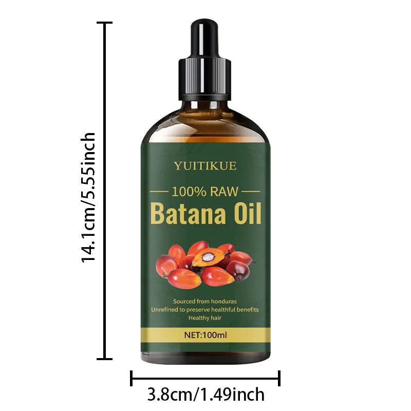 YUITIKUE Raw Batana Oil Unrefined Natural Nourishing Strengthening Scalp Care For Healthy Hair Daily