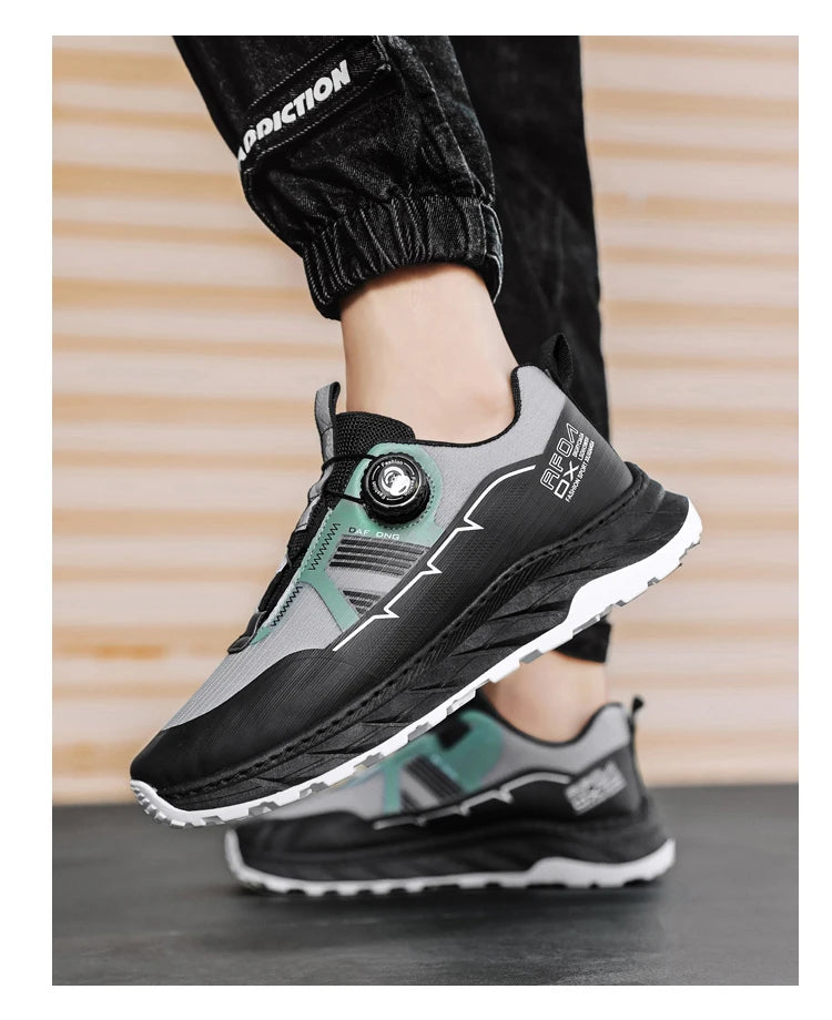 2026 new men's shoes work sports shoes fashionable casual shoes comfortable multi-functional low top shoes outdoor hiking shoes