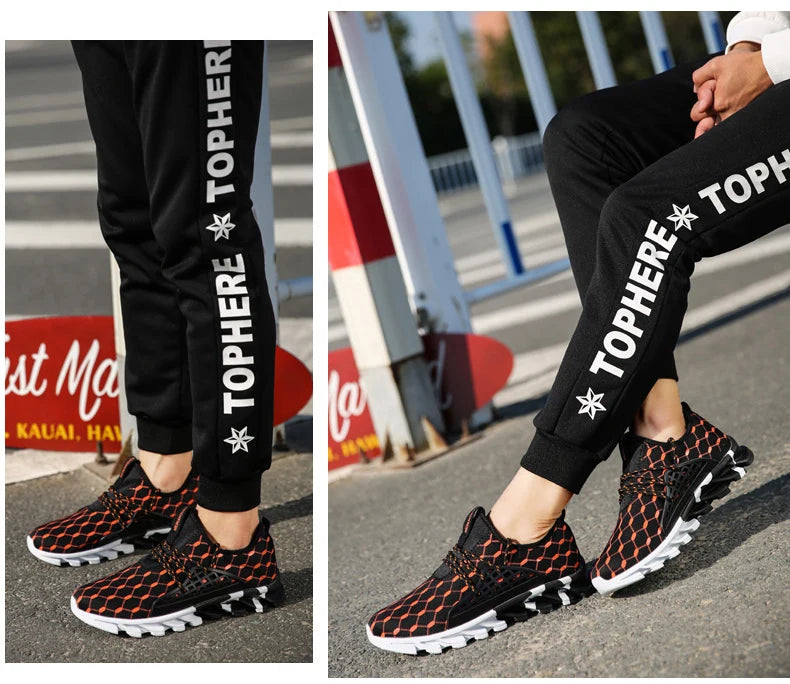 Men's Sports Shoes Breathable Casual Walking Shoes Men's Fashion Clothing Tennis Sports Shoes