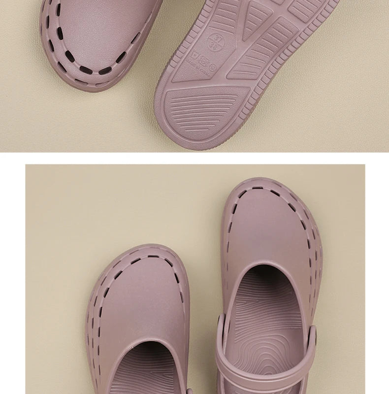 Nursing Scrub Clogs Medical Shoes Comfortable Anti-slip for Professionals Breathable Waterproof Hospital Work Clog X08