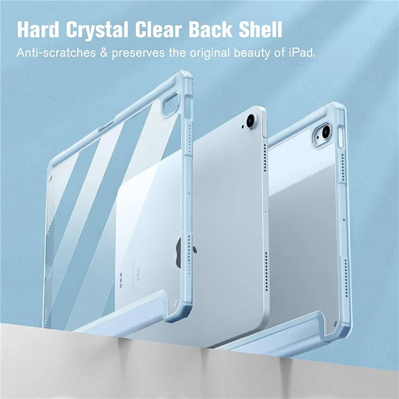 For iPad Pro 11 12.9 Case 2022 2021 2020  Tabet Cover for iPad Pro 11 Air 4 5 10.9 10 10th Generatuon Mini 6 Pencil Holder Cases