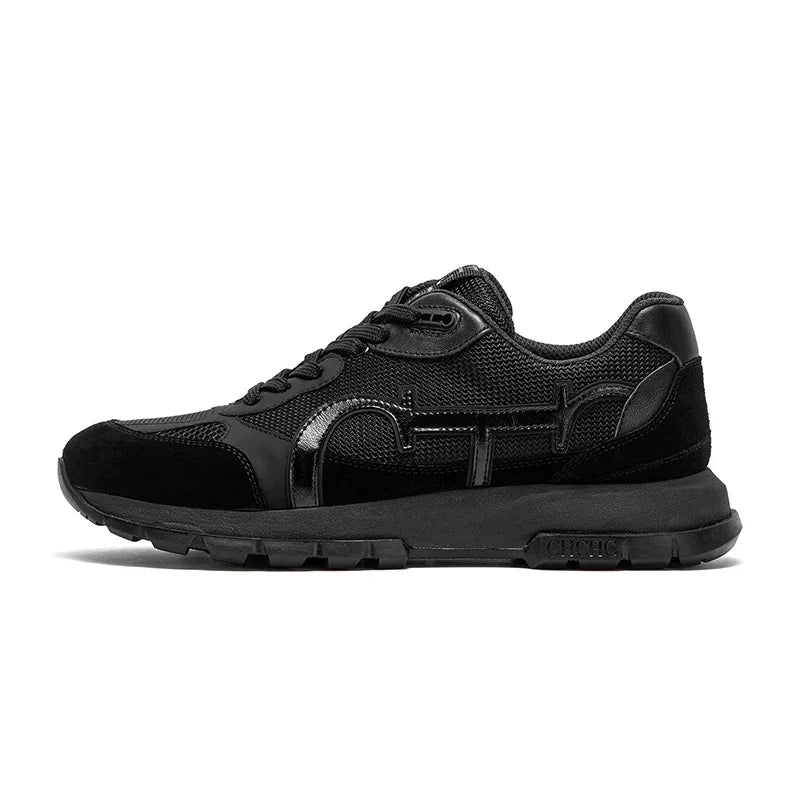 Men's sneakers Size 40-48 Patent Balance Technology Casual Shoes Black Massage Sole Breathable Comfort Anti-Odor Men's Shoes