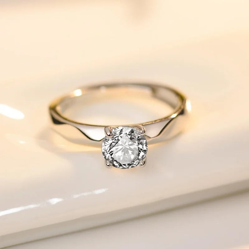 Avenneth New Simple Stainless Steel Geometry Rings Adjustable Couple Open Ring For Women Men Wedding Fashion Jewelry Gifts