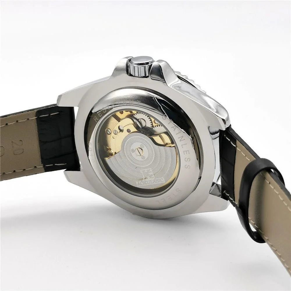 Series of Watches for Men, Fully Automatic Mechanical Watches, Hollow Design, Waterproof, High-End, Light Luxury, Fashionable, Business Casual, Simple, Stylish, Social, Young Men's Watches, Men's Models