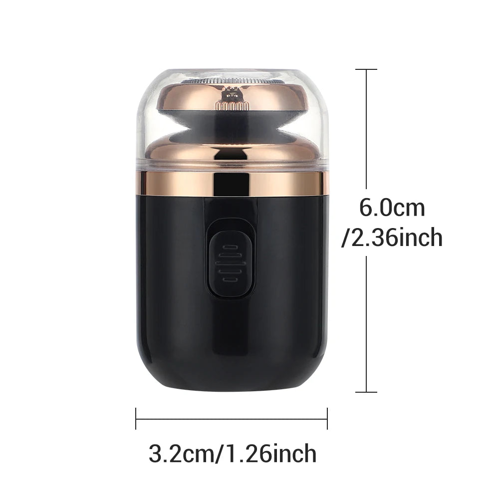 Mini Electric Shaver For Men Razor Portable Travel Hair Trimmer Electric Beard Scraper Knife Painless Shaving USB Rechargeable