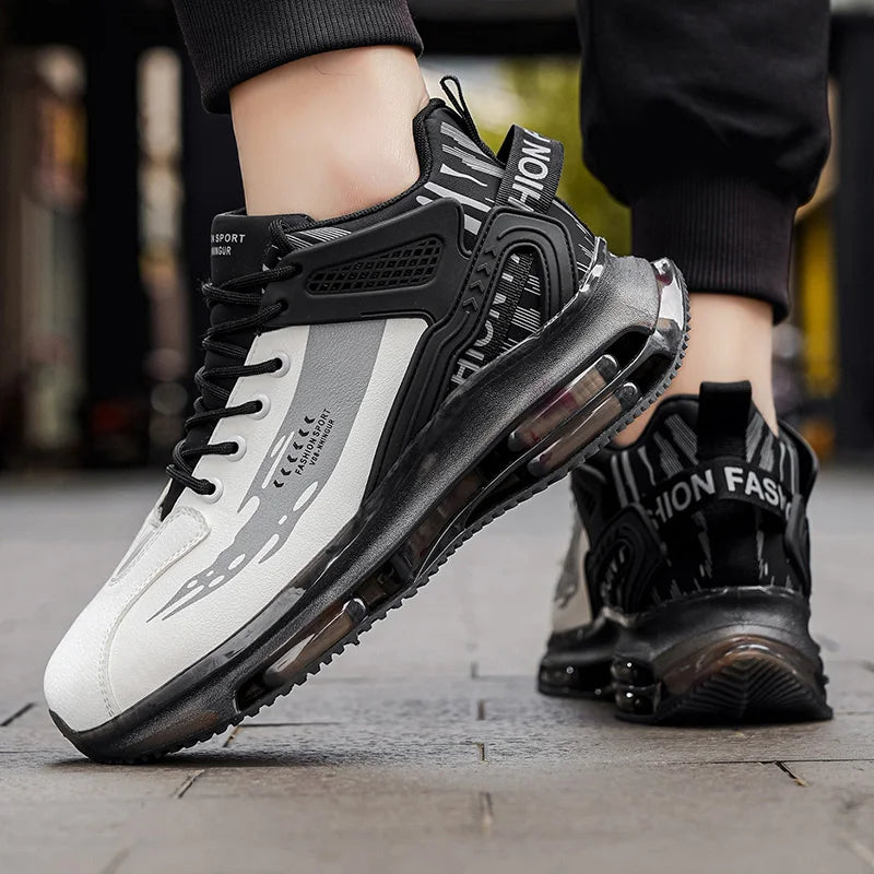 Men Sports Shoes High-quality Trendy Soft Thick Soled Comfortable Non Slip Versatile Breathable Outdoor Jogging Leisure Shoes