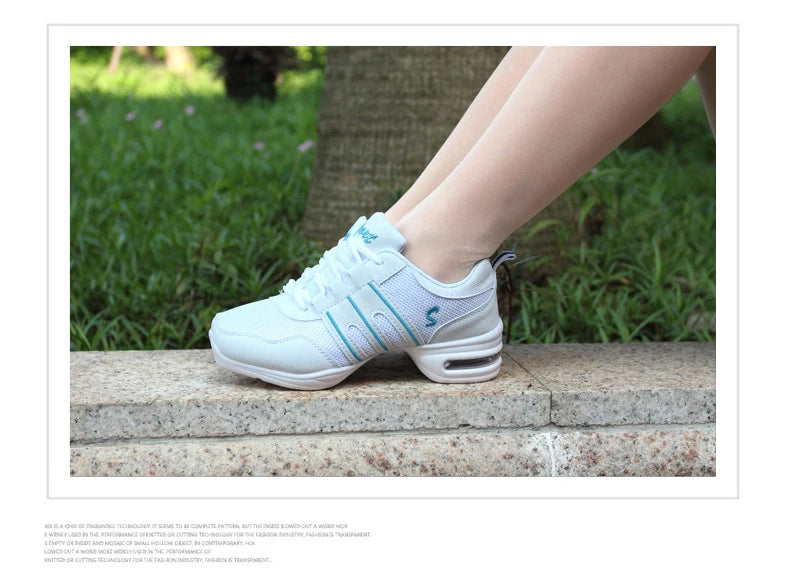 Dancing Shoes For Women Sports Feature Modern Jazz Dance Shoes Soft Outsole Breath Dance Shoes Female Waltz Sneakers Wholesale