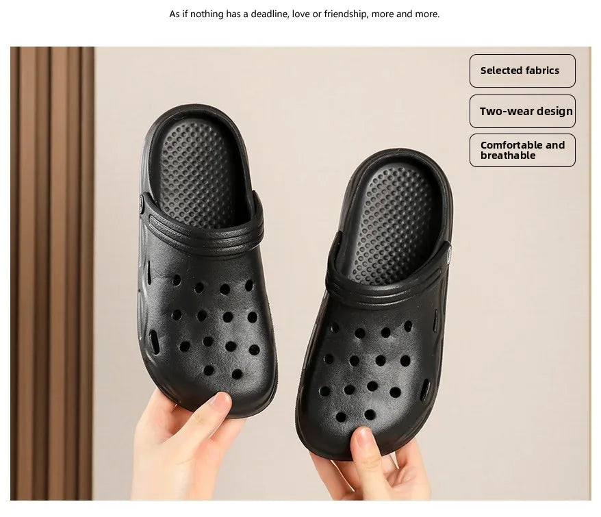 Fashion Sandals Waterproof Slippers Women men Shoes Summer Outdoor Slides Soft Sole Garden Shoes Indoor Nursing Clogs Sandals