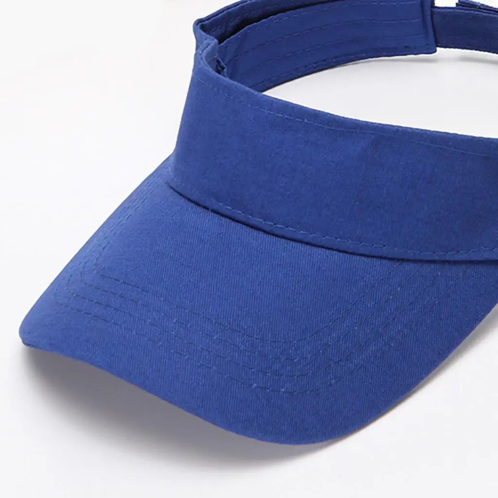 Sun Visor Hat Unisex Golf Tennis Summer Beach Running Sports Empty Top