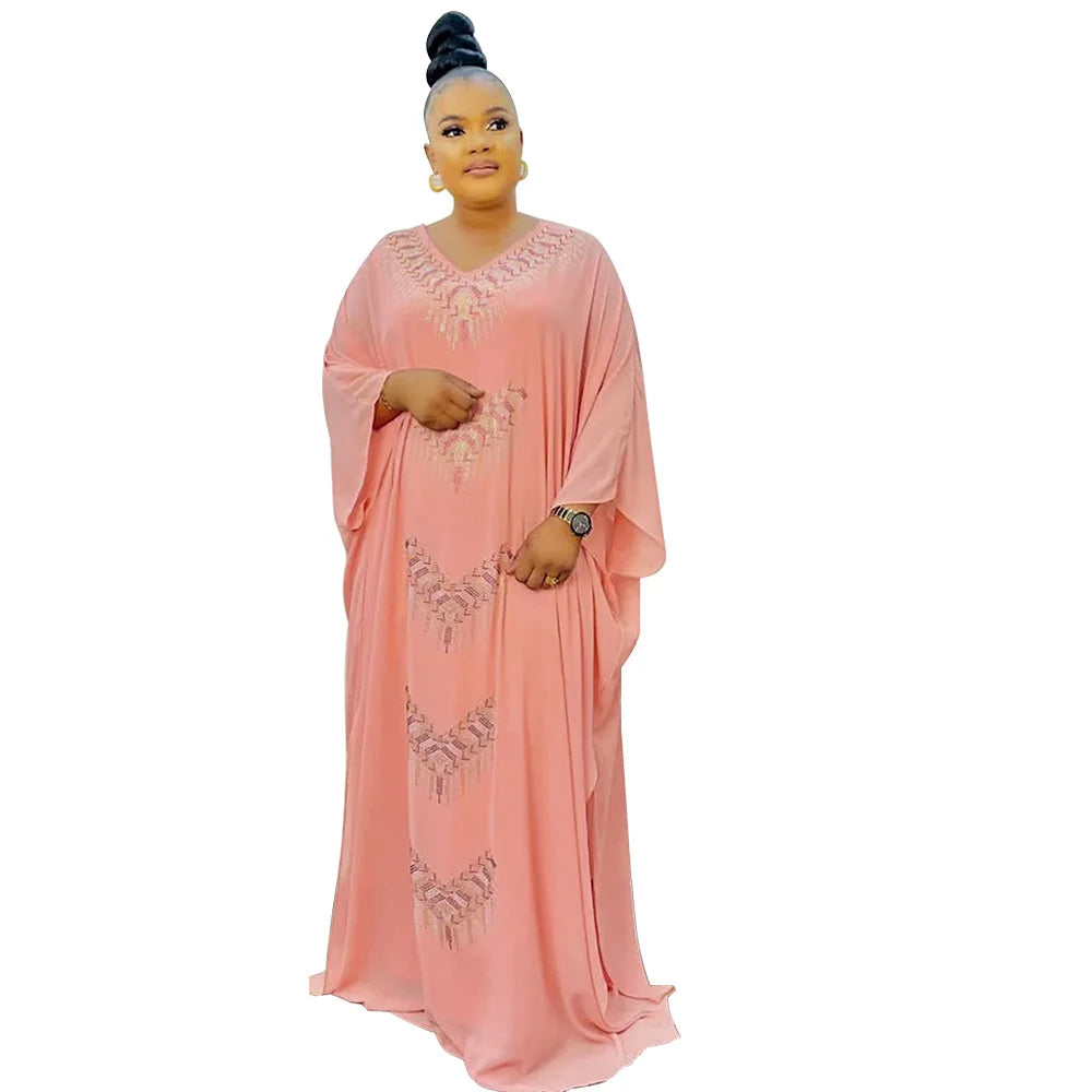Abayas For Women Dubai Luxury Chiffon Boubou Muslim Fashion Dress Caftan Marocain Wedding Party Dresses Robe Djellaba Femme 2025
