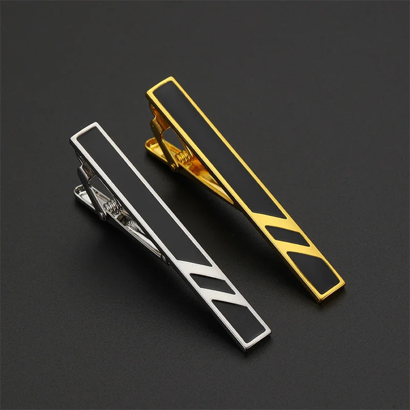 6cm*0.6cm New Metal Tie Clip For Men Wedding Necktie Tie Clasp Clip Gentleman Ties Bar Tie Pin For Men's Accessories
