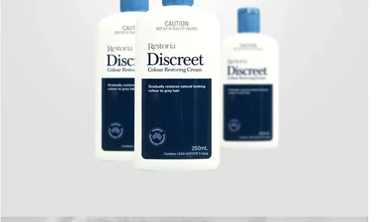 250ml Restoria Discreet Colour Restoring Cream,Grey Hair Treatment Reduce Grey Hair Care - Suitable for Men Women Shampoo