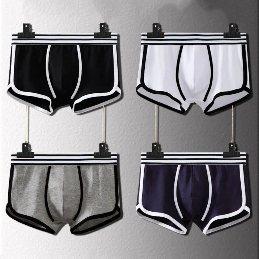 Men Boxers Underwear Soft Breathable U Convex Sweat Absorption Comfortable Men Underwear High-Quality Breathable Men Underpants