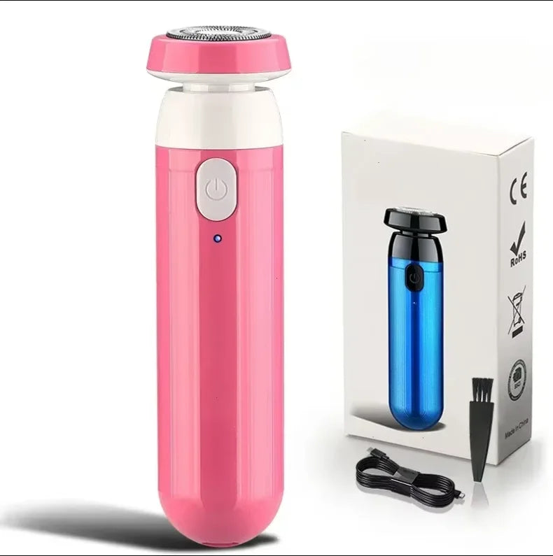 High Speed Fast Charging Portable Electric Shaver For Men And Women Mini Rechargeable Shaver Easy To Dismantle In One Step