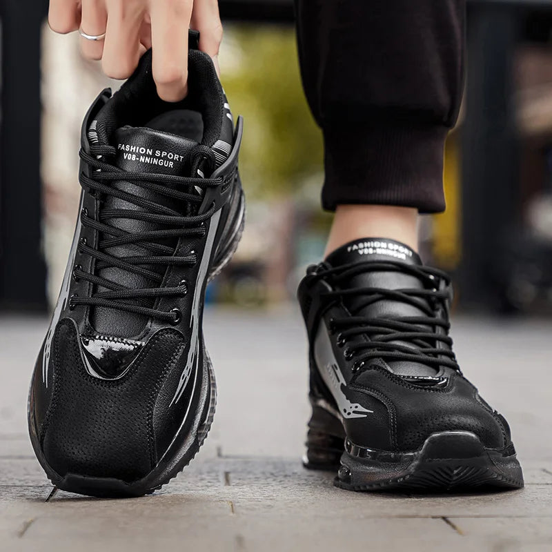 Men Sports Shoes High-quality Trendy Soft Thick Soled Comfortable Non Slip Versatile Breathable Outdoor Jogging Leisure Shoes